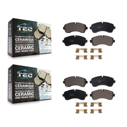 Front Rear Ceramic Brake Pads Kit For Workhorse Custom Chassis W42 P32 KTC-100627