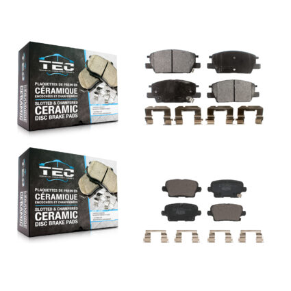 Front Rear Ceramic Brake Pads Kit For Buick Regal Sportback KTC-100650
