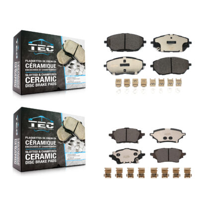 Front Rear Ceramic Brake Pads Kit For Toyota C-HR KTC-100657