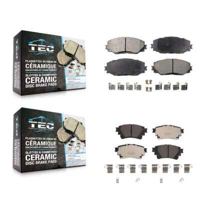 Front Rear Ceramic Brake Pad Kit For 2019 Toyota Corolla 1.8L With Electric Parking KTC-100662