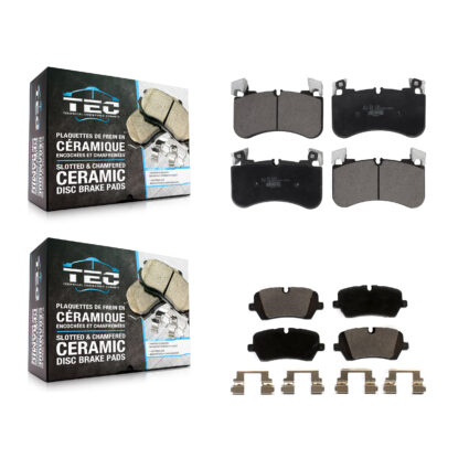 Front Rear Ceramic Brake Pads Kit For Land Rover Discovery Range KTC-100671