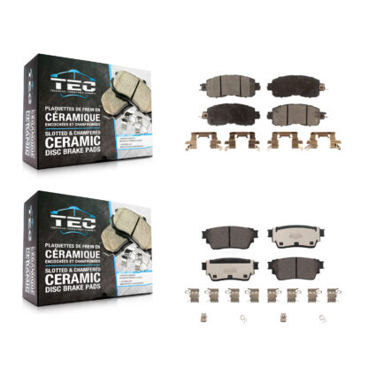 Front Rear Ceramic Brake Pads Kit For Nissan Altima KTC-100688