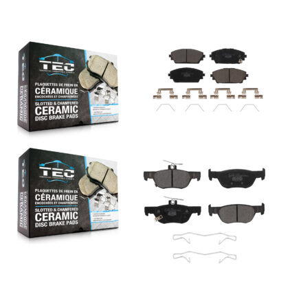 Front Rear Ceramic Brake Pads Kit For Mazda 3 Sport KTC-100693