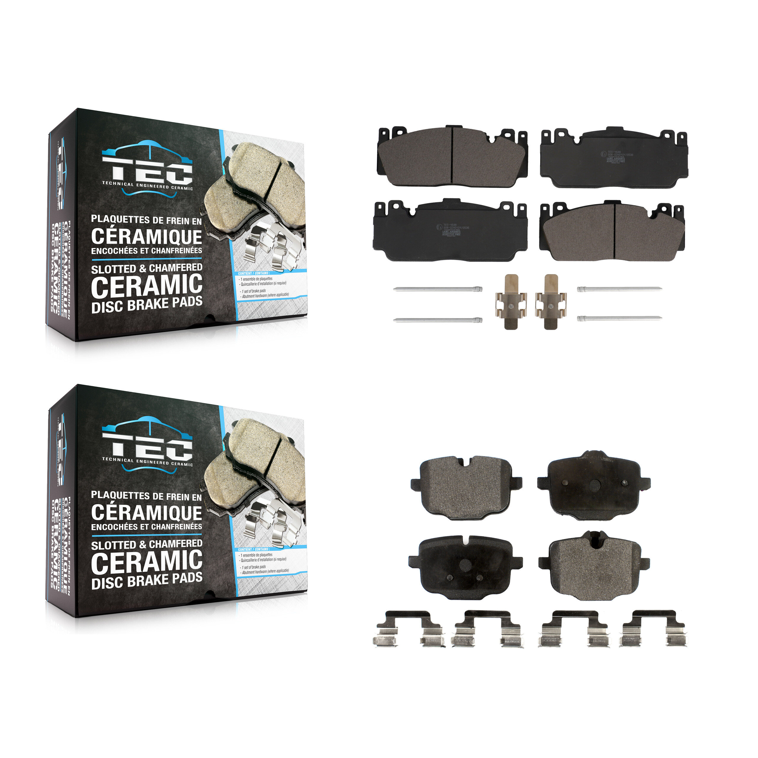 Front Rear Ceramic Brake Pads Kit For BMW M5 M6 Gran Coupe KTC-100697