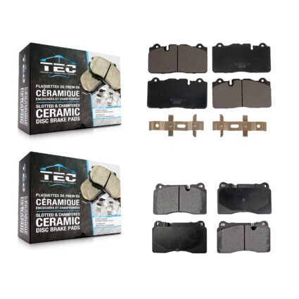 Front Rear Ceramic Brake Pads Kit For Chevrolet Corvette Camaro KTC-100701