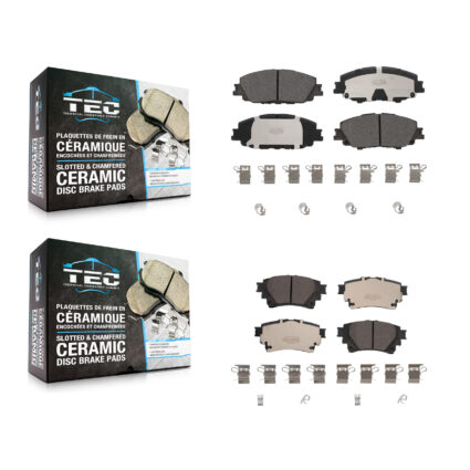 Front Rear Ceramic Brake Pads Kit For Toyota Corolla KTC-100707