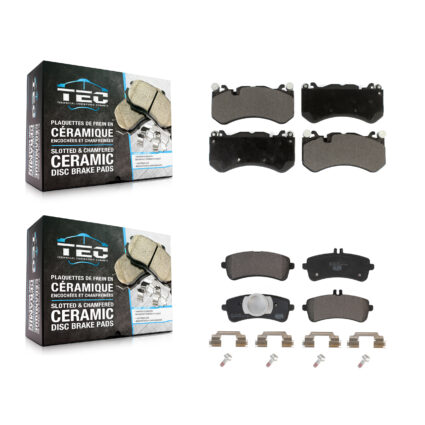 Front Rear Ceramic Brake Pads Kit For 2013-2014 Mercedes-Benz SL63 AMG SL65 KTC-100709