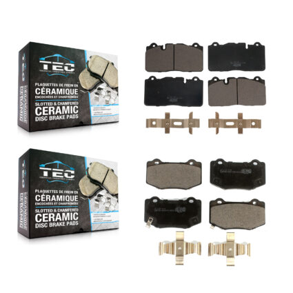 Front Rear Ceramic Brake Pads Kit For 19 Chevrolet Corvette With Composite Brakes KTC-100714