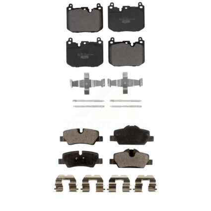 Front Rear Ceramic Brake Pads Kit For Mini Cooper With 5 Lug Wheels 4 Piston Caliper KTC-100715