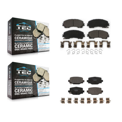 Front Rear Ceramic Brake Pads Kit For INFINITI QX50 QX55 KTC-100717