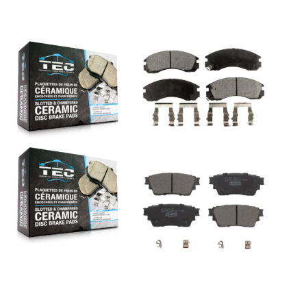 Front Rear Ceramic Brake Pads Kit For Mitsubishi Outlander PHEV KTC-100719