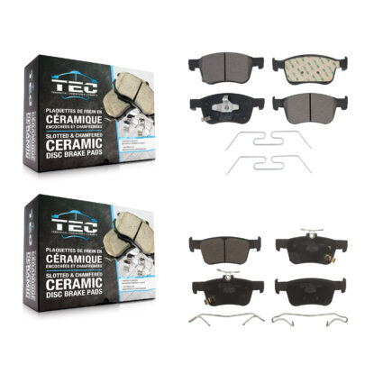 Front Rear Ceramic Brake Pads Kit For 2023-2024 Honda Accord Acura Integra KTC-100731