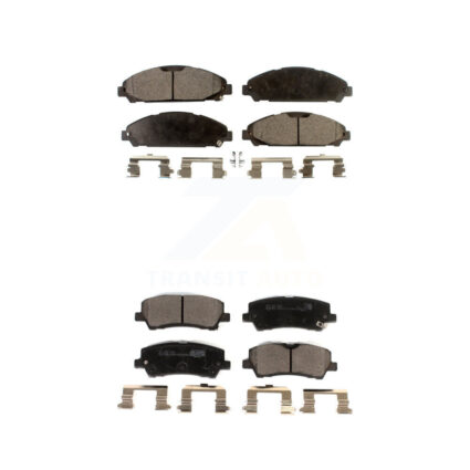 Front Rear Ceramic Brake Pads Kit For 2021 Ford Mustang 5.0L KTC-100732