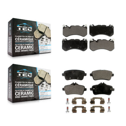 Front Rear Ceramic Brake Pads Kit For 2014-2016 Mercedes-Benz GL63 AMG KTC-100749