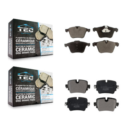 Front Rear Ceramic Brake Pads Kit For Jaguar XJ KTC-100751