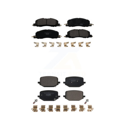 Front Rear Ceramic Brake Pads Kit For Lincoln Aviator KTC-100755