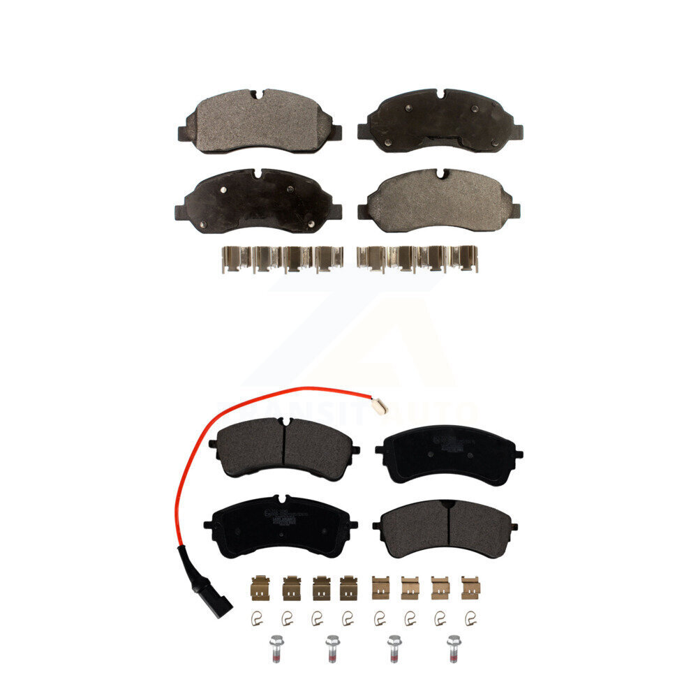 Front Rear Ceramic Brake Pads Kit For Ford Transit-250 Transit-150 Transit-350 HD KTC-100757