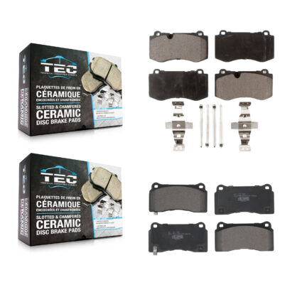Front Rear Ceramic Brake Pads Kit For 2011-2014 Mercedes-Benz CL550 KTC-100760