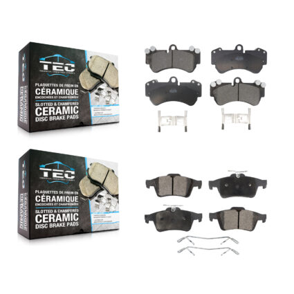 Front Rear Ceramic Brake Pads Kit For 2017 Mercedes-Benz G550 4×4 KTC-100773