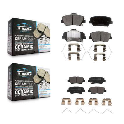 Front Rear Ceramic Brake Pads Kit For 2019-2022 Hyundai Nexo KTC-100775