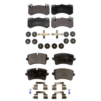 Front Rear Ceramic Brake Pads Kit For Audi S6 S7 A8 Quattro S8 KTC-100780