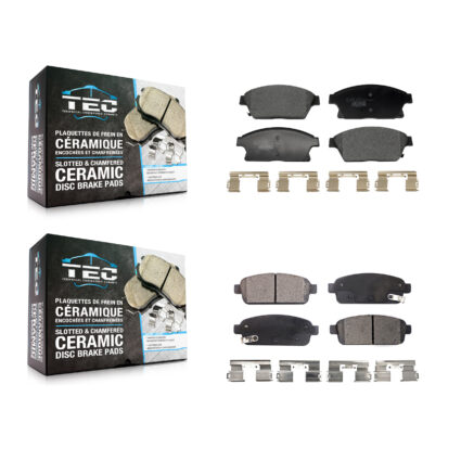 Front Rear Ceramic Brake Pads Kit For Chevrolet Cruze Buick Trax Encore Verano Orlando KTC-100788