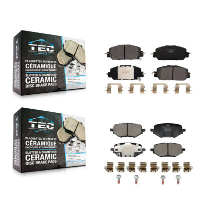 Front Rear Ceramic Brake Pads Kit For Honda HR-V Clarity KTC-100790