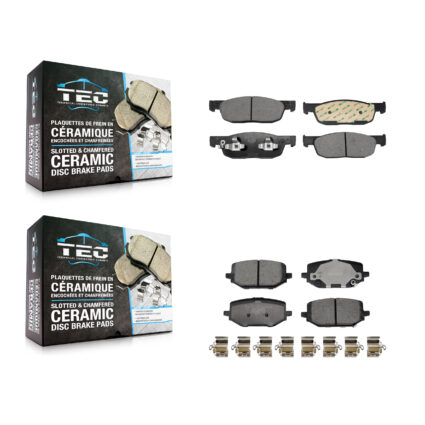 Front Rear Ceramic Brake Pads Kit For 2022-2024 Acura MDX 3.5L KTC-100794