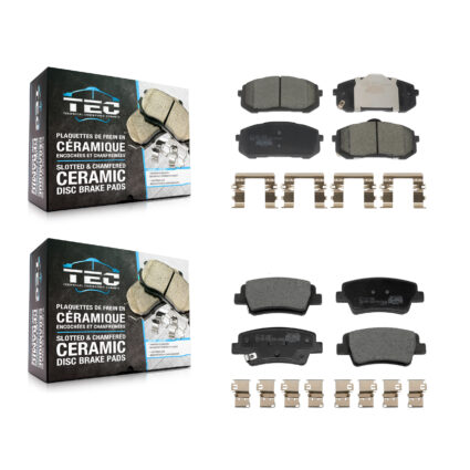 Front Rear Ceramic Brake Pads Kit For Hyundai Elantra With Manual Parking KTC-100799
