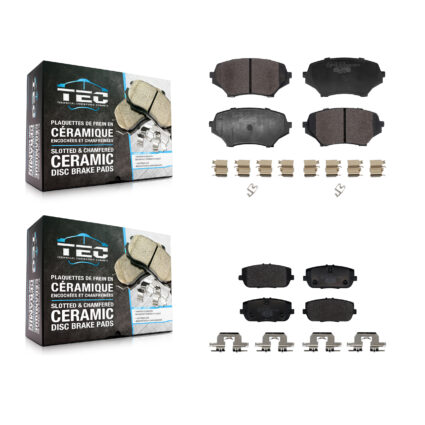 Front Rear Ceramic Brake Pads Kit For 2006-2015 Mazda MX-5 Miata KTC-100805
