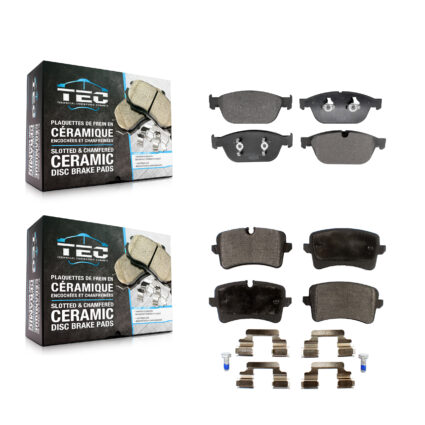 Front Rear Ceramic Brake Pads Kit For Audi A8 Quattro With 380mm Diameter Rotor KTC-100806