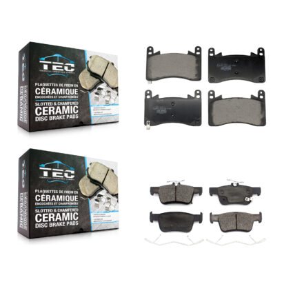Front Rear Ceramic Brake Pads Kit For 2021-2023 Acura TLX 3.0L KTC-100807