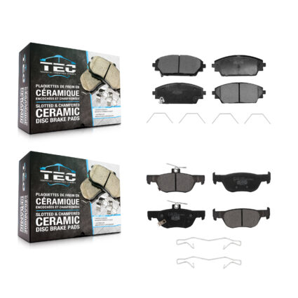 Front Rear Ceramic Brake Pads Kit For 2020-2023 Mazda CX-30 KTC-100810