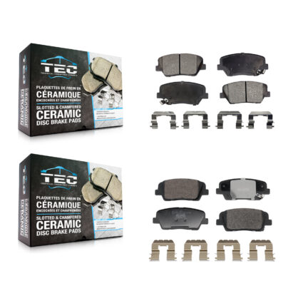 Front Rear Ceramic Brake Pads Kit For Hyundai Santa Fe Sport Kia Sorento KTC-100817