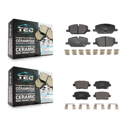 Front Rear Ceramic Brake Pads Kit For Buick Envision Cadillac XT4 KTC-100826