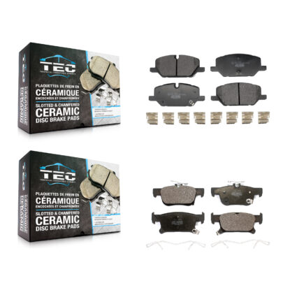 Front Rear Ceramic Brake Pads Kit For 2020 Buick Envision From Chassis VIN # LS723983 KTC-100827