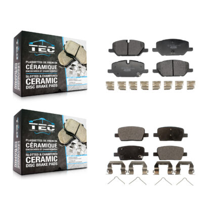 Front Rear Ceramic Brake Pads Kit For Chevrolet Camaro With 321mm Diameter Rotor KTC-100828