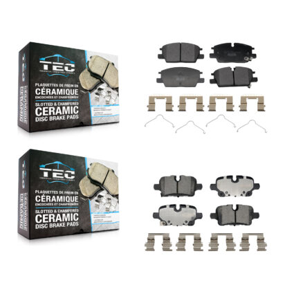 Front Rear Ceramic Brake Pads Kit For Chevrolet GMC Terrain Equinox Malibu KTC-100830