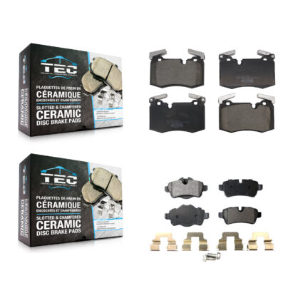 Front Rear Ceramic Brake Pads Kit For Mini Cooper With 316mm Diameter Rotor KTC-100832