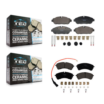 Front Rear Ceramic Brake Pads Kit For Ford Transit-250 Transit-150 Transit-350 HD AWD KTC-100839