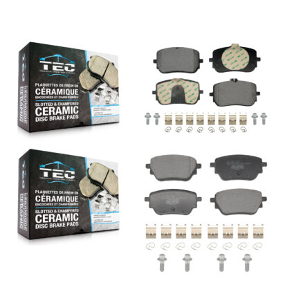 Front Rear Ceramic Brake Pads Kit For Mercedes-Benz A220 CLA250 With Standard Brakes KTC-100845