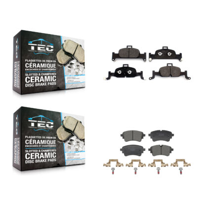 Front Rear Ceramic Brake Pads Kit For Audi A4 Quattro A5 Sportback allroad A6 KTC-100846