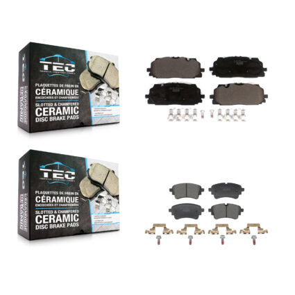 Front Rear Ceramic Brake Pads Kit For Audi S5 SQ5 Sportback S4 A6 Quattro A7 allroad KTC-100847