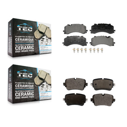 Front Rear Ceramic Brake Pads Kit For Audi A8 Quattro 4.0L KTC-100848