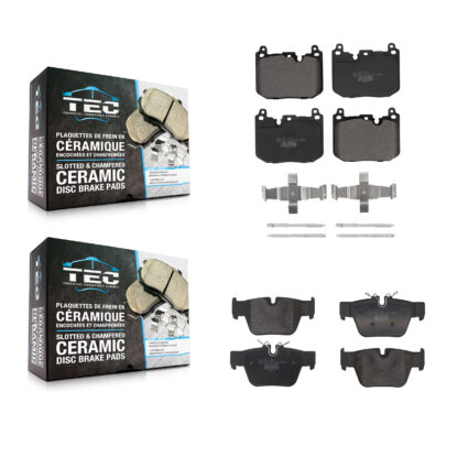 Front Rear Ceramic Brake Pads Kit For BMW X2 Mini Cooper Clubman KTC-100851