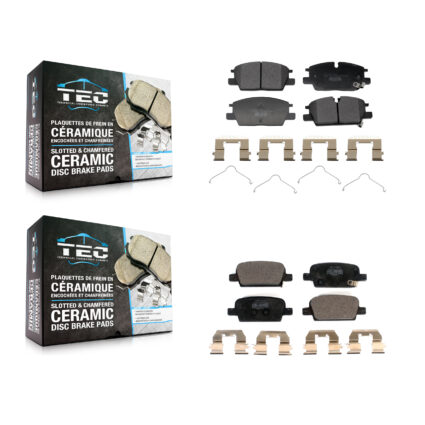 Front Rear Ceramic Brake Pads Kit For Chevrolet Malibu With Manual Parking KTC-100854