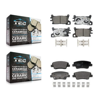 Front Rear Ceramic Brake Pads Kit For Genesis GV70 G80 G90 KTC-100855
