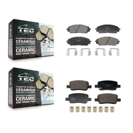 Front Rear Ceramic Brake Pads Kit For 2022-2024 Kia Carnival KTC-100857