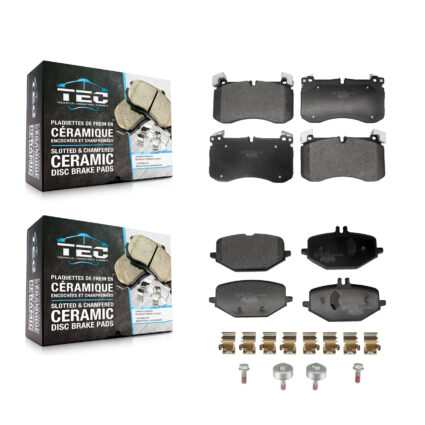 Front Rear Ceramic Brake Pads Kit For 2020-2022 Mercedes-Benz GLS450 With Sport Package KTC-100860