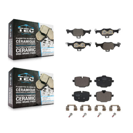 Front Rear Ceramic Brake Pad Kit For BMW X5 540i xDrive X6 530e 540d With Standard Brakes KTC-100870